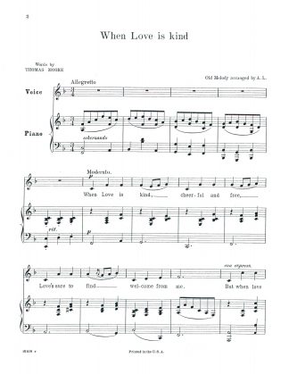 When Love is Kind (Moore) (F)