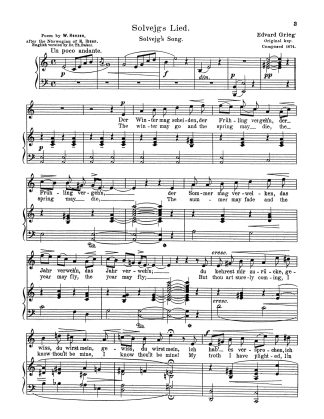 Solvejg's Song Op.23 No.19 (a) g. e.