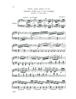 Bianca e Falliero Della rosa il bel vermiglio