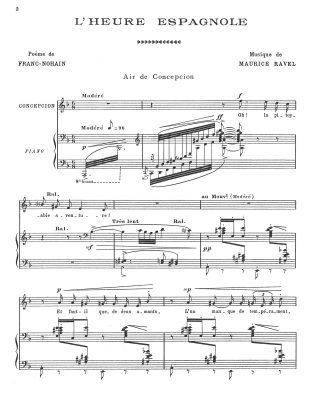 L Heure Espagnole Oh! la pitoyable aventure! f.