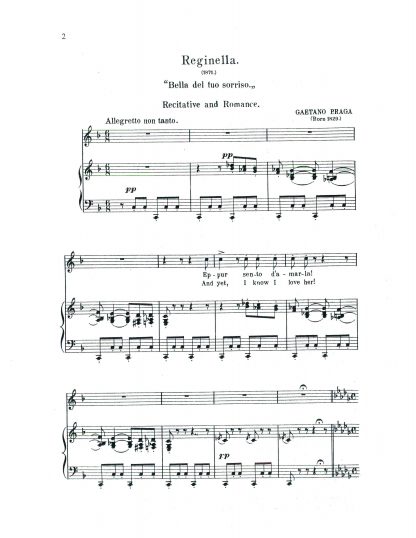 Reginella - Bella del tuo sorriso