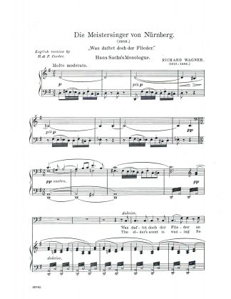 Meistersinger Was duftet doch der Flieder