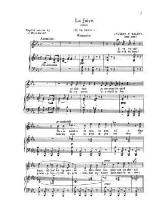 La Juive Il va venir