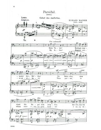 Parsifal (Gebet des Amfortas) Mein Vater!