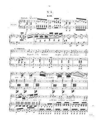 Le Comte Ory - En proie a la tristesse (La Comtesse) French Text