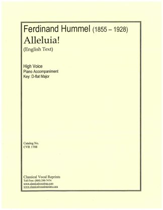 Alleluia - Halleluja (Db) English text