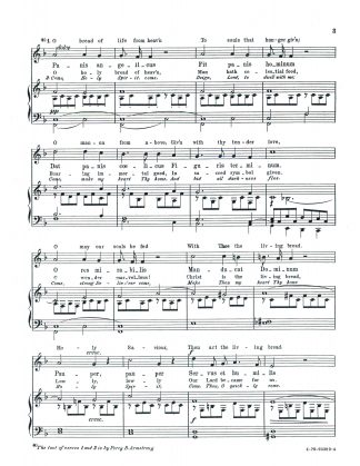 Panis angelicus (O bread of life) (F)