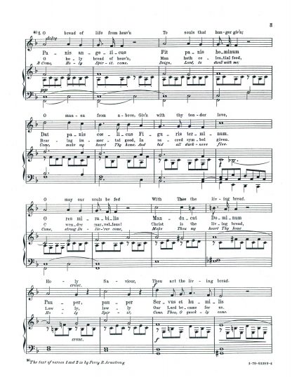 Panis angelicus (O bread of life) (F)