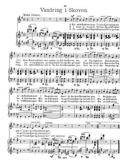 Romancer og Sange Op. 18 Book 1 (Songs 1-4) {H.C. Anderson & Chr. Richardt}
