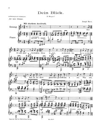 Dein Blick (P. Mongre)