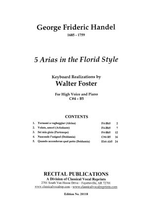 5 Arias in the Florid Style