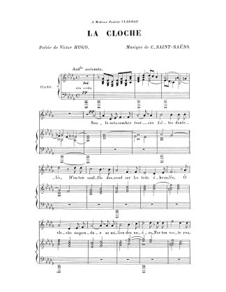 La Cloche Seule en ta sombre tour (Hugo) (Db)