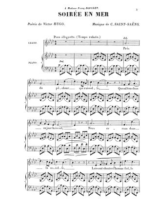 Soiree en Mer (Victor Hugo) A-flat Major