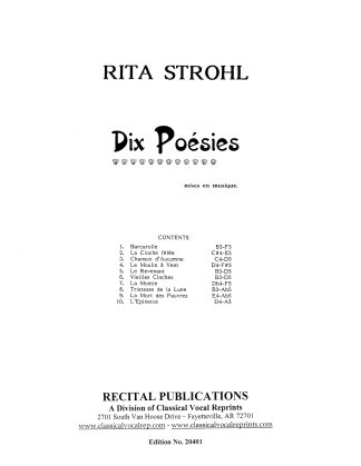 10 Poesies - Dix Poesies