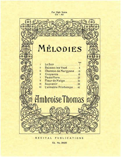 8 Melodies - Huit Melodies
