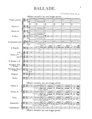 Ballade in A Minor, Op. 33.