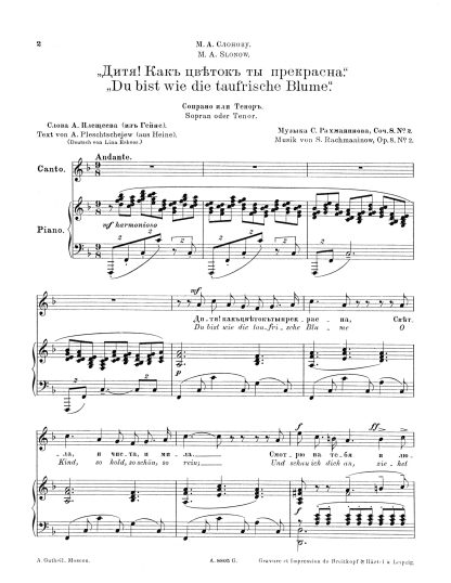 Like blossom dew  Op. 8 No. 2 (F) r. g.