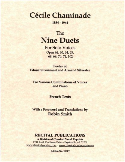 Nine Duets, Op. 62, 63, 64, 65, 68, 69, 70, 71, 102.