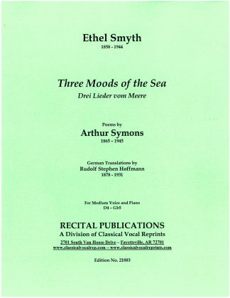 Three Moods of the Sea - Drei Lieder vom Meere (Arthur Symons)
