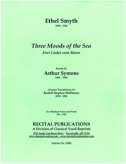 Three Moods of the Sea - Drei Lieder vom Meere (Arthur Symons)