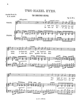 Melodies of the Heart, Op. 5 (H. C. Andersen)