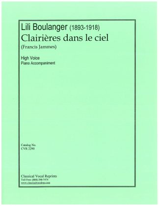 Clairieres dans le ciel (13 melodies) f.