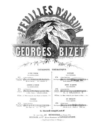 Feuilles d'album (6 Melodies)