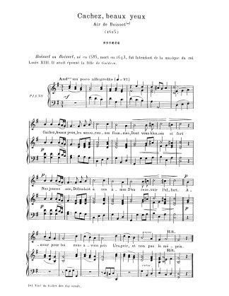 Cachez beaux yeux les amoureuses flammes (G) f.