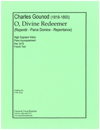 O divine Redeemer (Repentir)(D) (High Sop) f. HN B