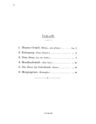 6 Songs 1.M'ama 2.Pena 3.La tua s 4.Alla 5.Rosa 6.Risveglio