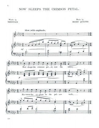 Now Sleeps the Crimson Petal (Gb)