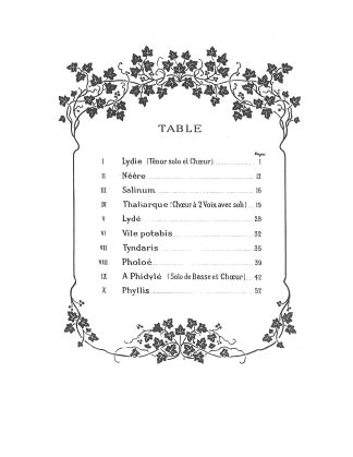 Etudes Latines (10 Melodies)