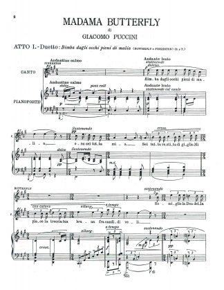 Madama Butterfly (Act 1 Duet)Bimba dagli occhi (A)
