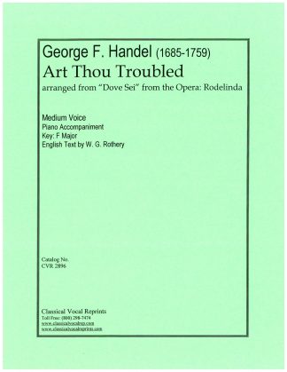 Art Thou Troubled (Rodelinda) (F) e.