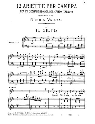 12 Ariette per Camera