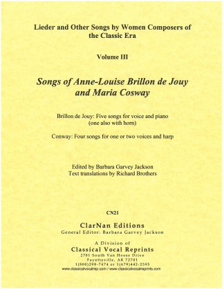 Lieder and Other Songs … of the Classic Era, Vol. 3