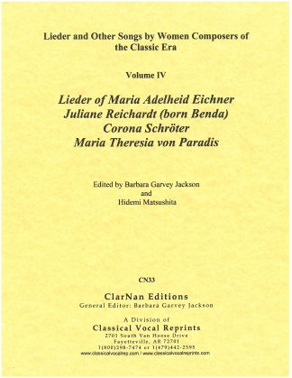 Lieder and Other Songs … of the Classic Era, Vol. 4