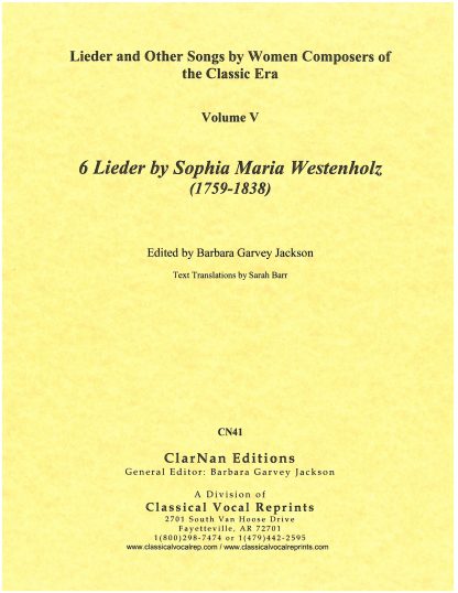 Lieder and Other Songs … of the Classic Era, Vol. 5