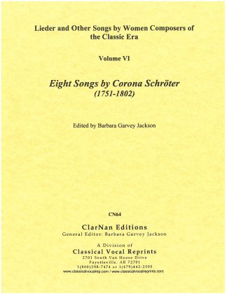 Lieder and Other Songs &hellip; of the Classic Era, Vol. 6, 8 songs