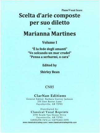 Scelta d’arie, Vol 1. (Vocal Score) CN85