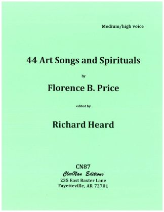 44 Art Songs and Spirituals (CN87)