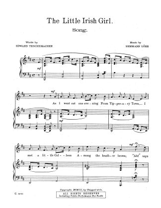 The Little Irish Girl (D) e.