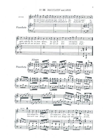Acis & Galatea Love Sounds the Alarm (C) e. g.