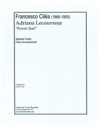 Adriana Lecouvreur Poveri fiori (Adriana) i.