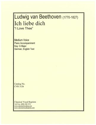 Ich liebe dich (G) g. e.