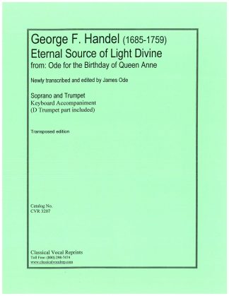 Eternal Source of Light Divine, Soprano with D Trumpet (J.Ode)