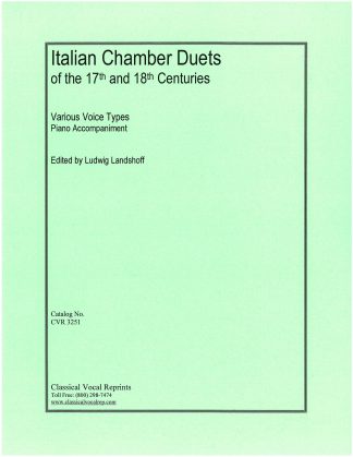 Italian Chamber Duets 17th and 18th Centuries