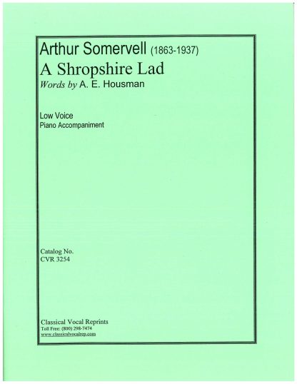 A Shropshire Lad (Housman) Cycle 10 Songs