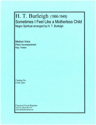 Sometimes I feel like a motherless child (F minor)