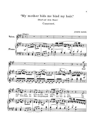 My mother bids me bind my hair (A)